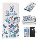 Colored Drawing Marble Pattern Horizontal Flip PU Leather Case with Holder & Card Slots & Wallet For Xiaomi Redmi 6 Pro / Mi A2 Lite(Little Butterflies) - 1