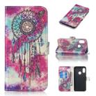 Colored Drawing Marble Pattern Horizontal Flip PU Leather Case with Holder & Card Slots & Wallet For Xiaomi Redmi 6 Pro / Mi A2 Lite(Butterfly Wind Chimes) - 1