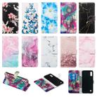 Colored Drawing Marble Pattern Horizontal Flip PU Leather Case with Holder & Card Slots & Wallet For OnePlus 7(Little Butterflies) - 8