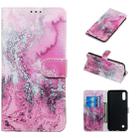 Colored Drawing Marble Pattern Horizontal Flip PU Leather Case with Holder & Card Slots & Wallet For Galaxy A10 / M10(Seawater) - 1