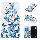Colored Drawing Marble Pattern Horizontal Flip PU Leather Case with Holder & Card Slots & Wallet For Galaxy A10 / M10(Little Butterflies) - 1