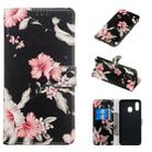 Colored Drawing Marble Pattern Horizontal Flip PU Leather Case with Holder & Card Slots & Wallet For Galaxy A20 / A30(Azalea) - 1