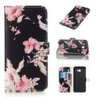 Colored Drawing Marble Pattern Horizontal Flip PU Leather Case with Holder & Card Slots & Wallet For Galaxy J4+(Azalea) - 1