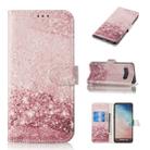 Colored Drawing Marble Pattern Horizontal Flip PU Leather Case with Holder & Card Slots & Wallet For Galaxy S10(Rose Gold) - 1