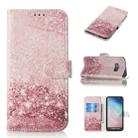 Colored Drawing Marble Pattern Horizontal Flip PU Leather Case with Holder & Card Slots & Wallet For Galaxy S10e(Rose Gold) - 1