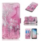Colored Drawing Marble Pattern Horizontal Flip PU Leather Case with Holder & Card Slots & Wallet For Galaxy S10e(Seawater) - 1