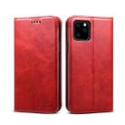 Suteni Calf Texture Horizontal Flip Leather Case with Holder & Card Slots & Wallet for iPhone 11 Pro(Red) - 1