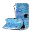 Magic 3D Bright Coloured Drawing Pattern Horizontal Flip PU Leather Case with Holder & Card Slots & Wallet & Photo Frame for Huawei P20 Lite(Tribes Elephant) - 1