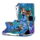 Magic 3D Bright Coloured Drawing Pattern Horizontal Flip PU Leather Case with Holder & Card Slots & Wallet & Photo Frame for Huawei P30 Lite(Beauty and Tiger) - 1