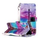 Magic 3D Bright Coloured Drawing Pattern Horizontal Flip PU Leather Case with Holder & Card Slots & Wallet & Photo Frame for Huawei P30 Pro(Iron Tower) - 1
