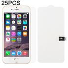 25 PCS Soft Hydrogel Film Full Cover Front Protector with Alcohol Cotton + Scratch Card for iPhone 6 Plus - 1