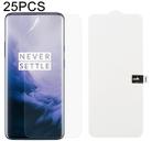 25 PCS Soft Hydrogel Film Full Cover Front Protector with Alcohol Cotton + Scratch Card for OnePlus 7 - 1
