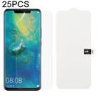 25 PCS Soft Hydrogel Film Full Cover Front Protector with Alcohol Cotton + Scratch Card for Huawei Mate 20 Pro - 1