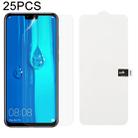 25 PCS Soft Hydrogel Film Full Cover Front Protector with Alcohol Cotton + Scratch Card for Huawei Y9 (2019) / Enjoy 9 Plus - 1