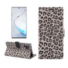Leopard Pattern Horizontal Flip Leather Case with Holder & Card Slots for Galaxy Note 10+(Yellow) - 1