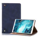Retro Book Style Horizontal Flip Leather Case with Holder & Card Slots & Wallet for Huawei MediaPad M6 8.4 2019(Dark Blue) - 1