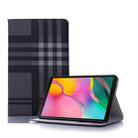Plaid Texture Horizontal Flip Leather Case with Holder & Card Slots & Wallet for Galaxy Tab A 8.0 (2019) / T295(Grey) - 1