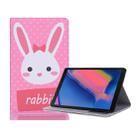 Horizontal Flip Leather Case with Card Slots & Holder & Wallet & Photo Frame for Galaxy Tab A 8.0 (2019)(Pink Rabbit) - 1