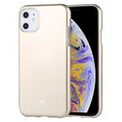 GOOSPERY JELLY TPU Shockproof and Scratch Case for iPhone 11(Gold) - 1