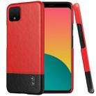 IMAK Ruiyi Series Concise Slim PU + PC Protective Case For Google Pixel 4(Black+Red) - 1