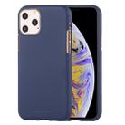 GOOSPERY SOFE FEELING TPU Shockproof and Scratch Case for iPhone 11 Pro(Dark Blue) - 1