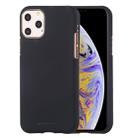 GOOSPERY SOFE FEELING TPU Shockproof and Scratch Case for iPhone 11 Pro(Black) - 1