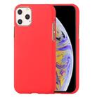 GOOSPERY SOFE FEELING TPU Shockproof and Scratch Case for iPhone 11 Pro(Red) - 1