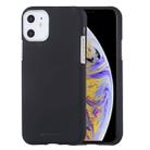 GOOSPERY SOFE FEELING TPU Shockproof and Scratch Case for iPhone 11(Black) - 1