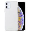 GOOSPERY SOFE FEELING TPU Shockproof and Scratch Case for iPhone 11(White) - 1