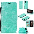 Lace Flower Horizontal Flip Leather Case with Holder & Card Slots & Wallet for iPhone 11 Pro Max(Green) - 1