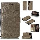 Lace Flower Horizontal Flip Leather Case with Holder & Card Slots & Wallet for iPhone 11 Pro Max(Grey) - 1