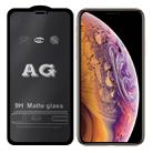 For iPhone XS / X / 11 Pro AG Matte Frosted Full Cover Tempered Glass Film - 1