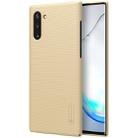 NILLKIN Frosted Concave-convex Texture PC Case For Galaxy Note10(Gold) - 1