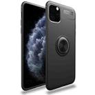 For iPhone 11 Pro lenuo Shockproof TPU Case with Invisible Holder (Black) - 1