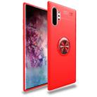 lenuo Shockproof TPU Case with Invisible Holder For Galaxy Note10+(Red) - 1