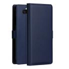 DZGOGO MILO Series PC + PU Horizontal Flip Leather Case with Holder & Card Slot & Wallet For Sony Xperia 20(Blue) - 1