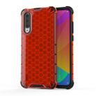 Shockproof Honeycomb PC + TPU Case for Xiaomi CC9 / A3 Lite(Red) - 1