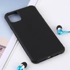 Solid Color Liquid Silicone Shockproof Case for iPhone 11 Pro(Black) - 1