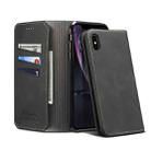 PU + TPU Horizontal Flip Leather Case with Holder & Card Slots & Wallet for iPhone X / XS(Black) - 1