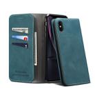 PU + TPU Horizontal Flip Leather Case with Holder & Card Slots & Wallet for iPhone X / XS(Green) - 1