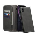 For iPhone XR PU + TPU Horizontal Flip Leather Case with Holder & Card Slots & Wallet(Black) - 1