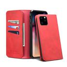 PU + TPU Horizontal Flip Leather Case with Holder & Card Slots & Wallet for iPhone 11 Pro(Red) - 1