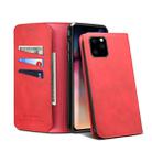 For iPhone 11 PU + TPU Horizontal Flip Leather Case with Holder & Card Slots & Wallet (Red) - 1
