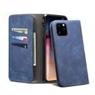 For iPhone 11 Pro Max PU + TPU Horizontal Flip Leather Case with Holder & Card Slots & Wallet (Blue) - 1