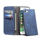 PU + TPU Horizontal Flip Leather Case with Holder & Card Slots & Wallet for iPhone 7 / 8(Blue) - 1