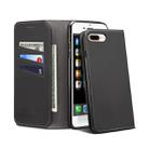 PU + TPU Horizontal Flip Leather Case with Holder & Card Slots & Wallet for iPhone 7 Plus / 8 Plus(Black) - 1