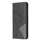 Rhombus Texture Horizontal Flip Magnetic Leather Case with Holder & Card Slots & Wallet For Galaxy S10+(Black) - 2
