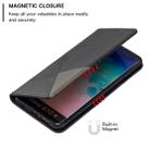 Rhombus Texture Horizontal Flip Magnetic Leather Case with Holder & Card Slots & Wallet For Galaxy S10+(Black) - 5
