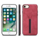 PU + TPU Protective Case with Card Slots for iPhone 7 / 8(Red) - 1