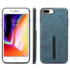 PU + TPU Protective Case with Card Slots for iPhone 7 Plus / 8 Plus(Blue) - 1